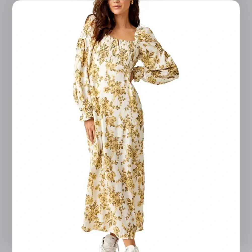 Free People Jaymes Midi Floral Dress - Picture 7 of 8